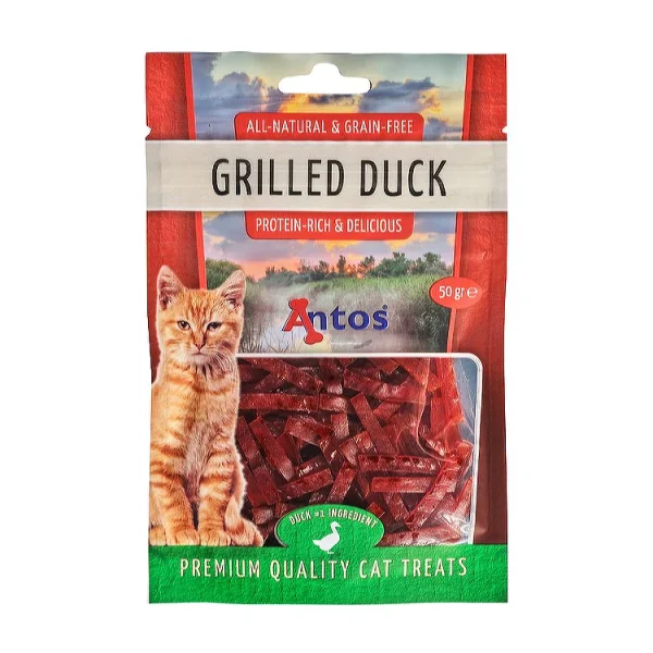 Antos Cat Treats Grilled Duck 12 x 50 gr