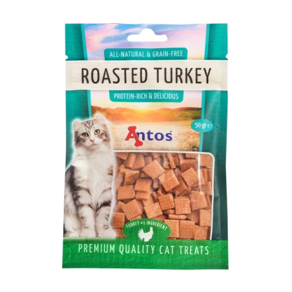 Antos Cat Treats Roasted Turkey 12 x 50 gr