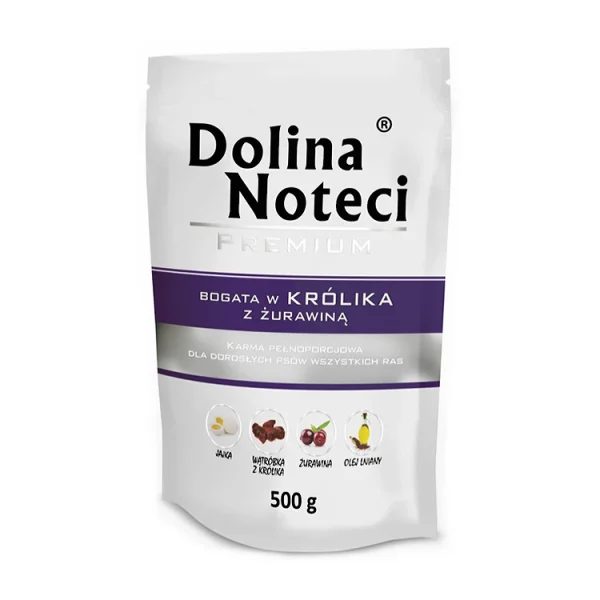 Dolina Noteci Rabbit with Cranberry 10 x 500 gr