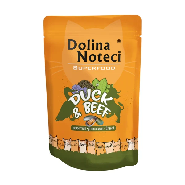 Dolina Superfood Cat Duck and Beef 10 x 85 gr