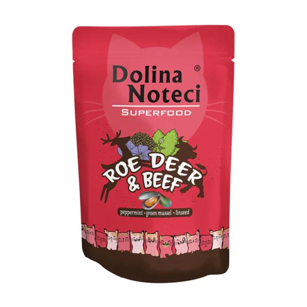 Dolina Superfood Cat Roe Deer and Beef 10 x 85 gr