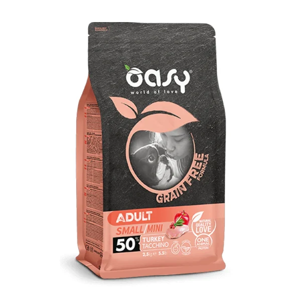 Oasy Gf Adult Small/Mini Turkey 2,5 Kg