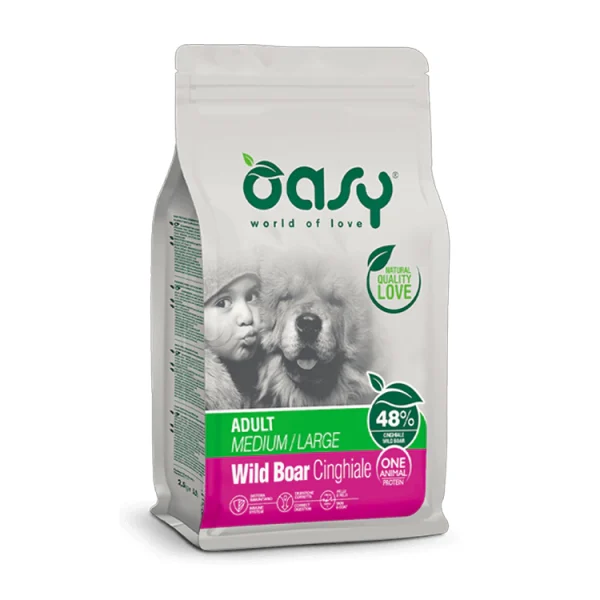 Oasy OAP Adult Medium/Large Wild Boar 12 Kg