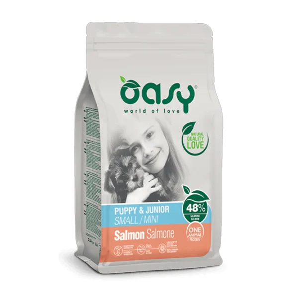 Oasy OAP Puppy & Junior Small/Mini Salmon 2,5 Kg