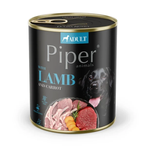 Piper with Lamb, Carrot and Brown Rice 12 x 800 gr